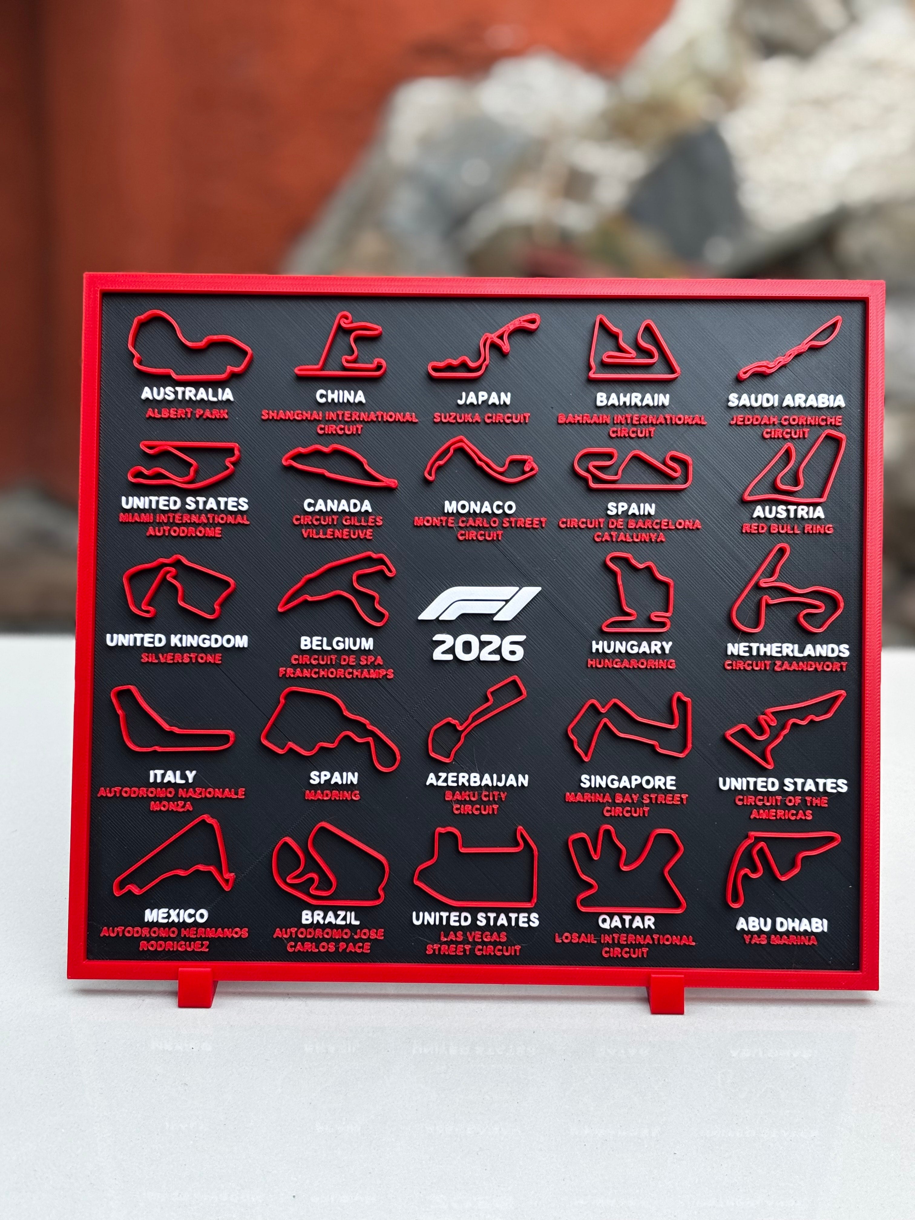 Calendario F1 Año 2026