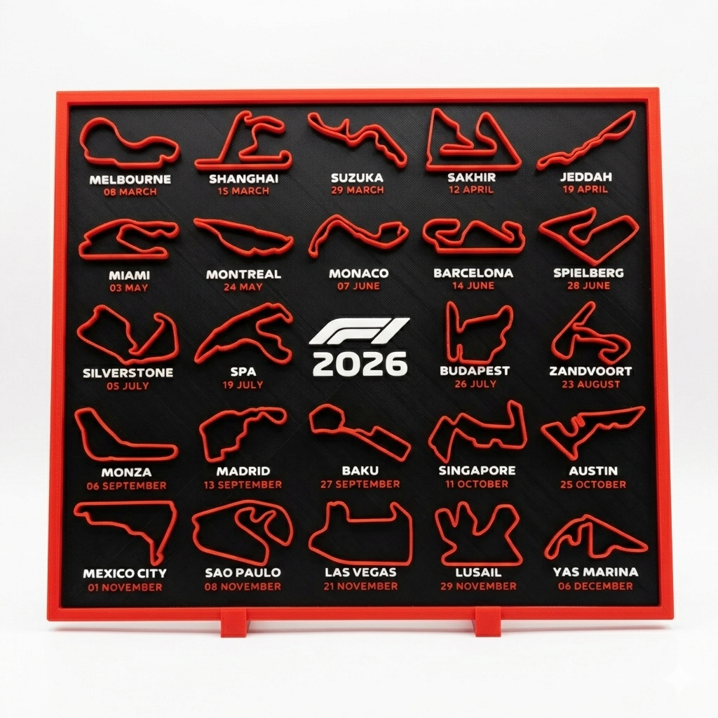 Calendario F1 Año 2026