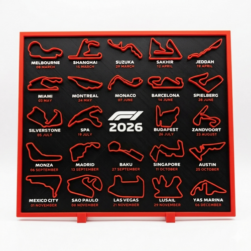 Calendario F1 Año 2026