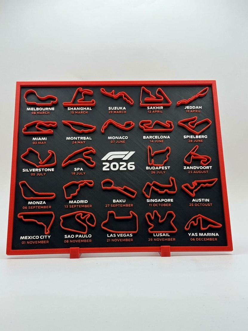 Calendario F1 Año 2026