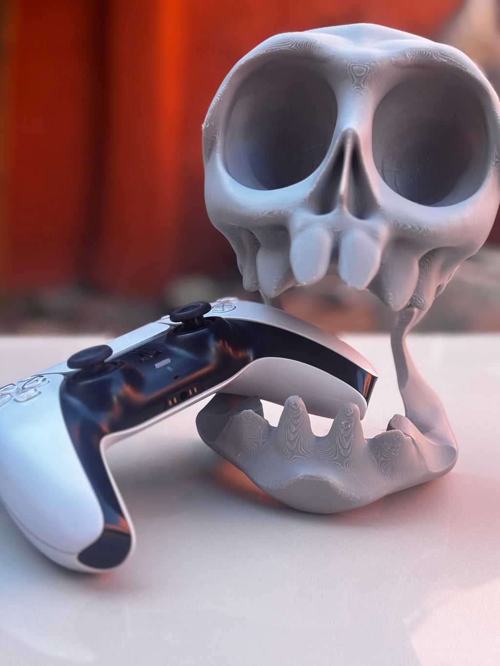 Soporte Mando PS5 Cabeza de Calavera