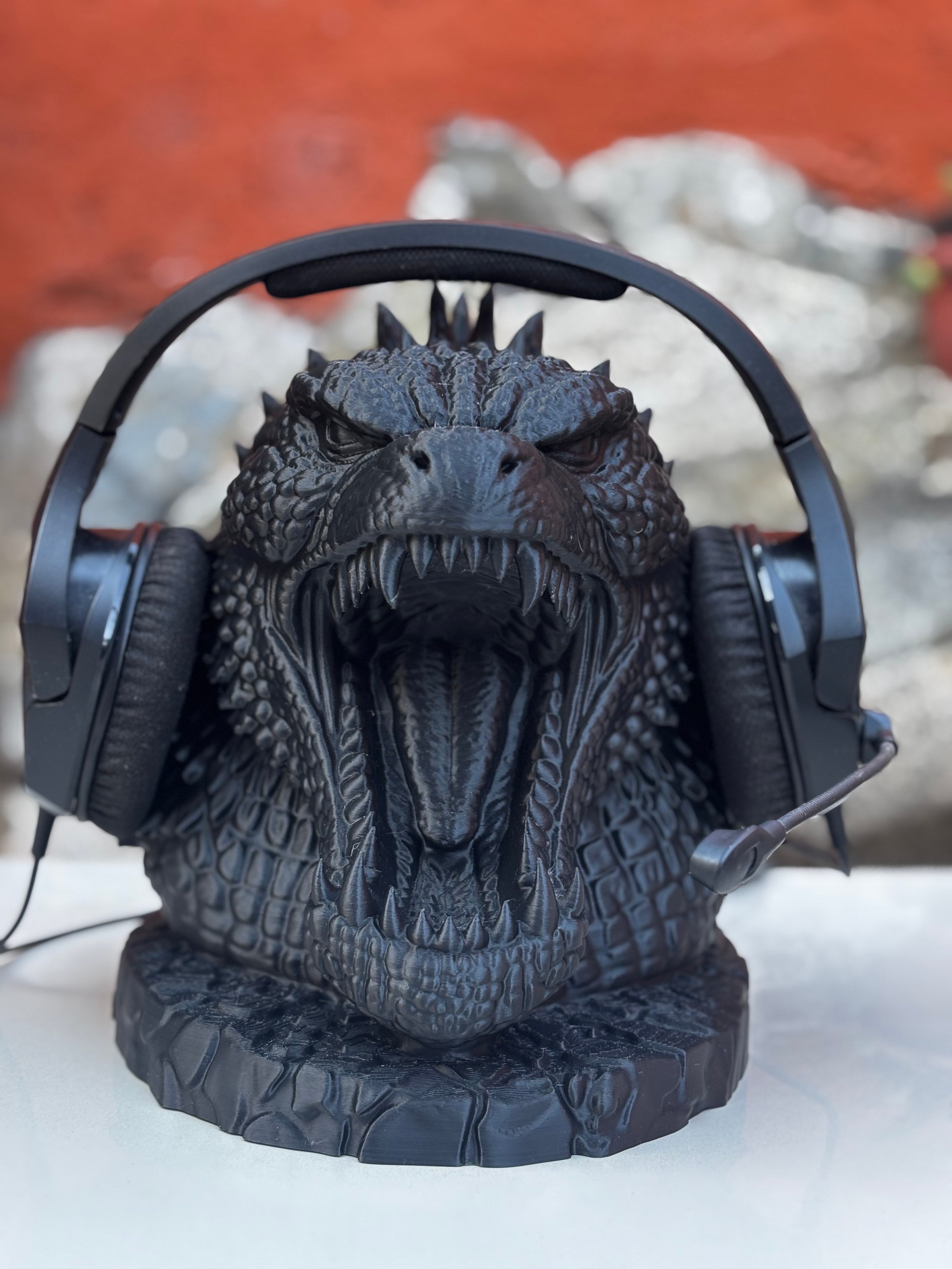 Soporte para Audifonos - Godzilla