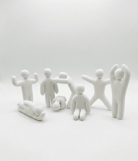 Figuras de Meccha Chameleon Set 8 Poses Diferentes
